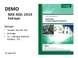 Nek 400 2014